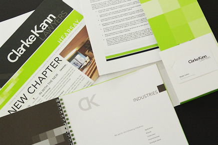Image of ClarkeKann printed materials